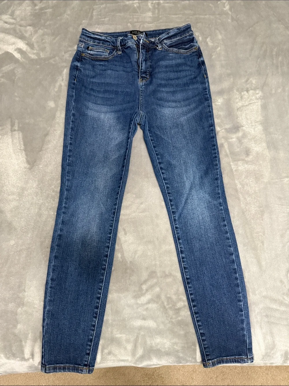 Judy Blue Dark Blue High-Rise Skinny Jeans style 88365 item 72507